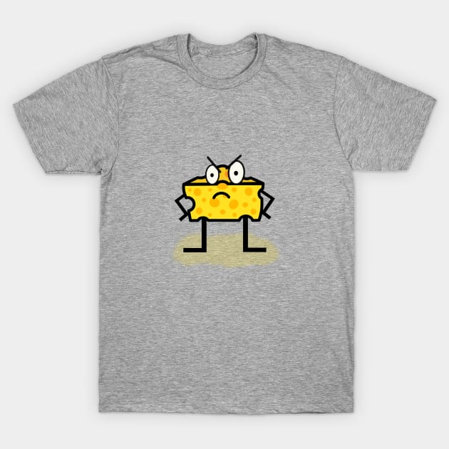 Disgruntled Cheese T-Shirt by MidniteSnackTees